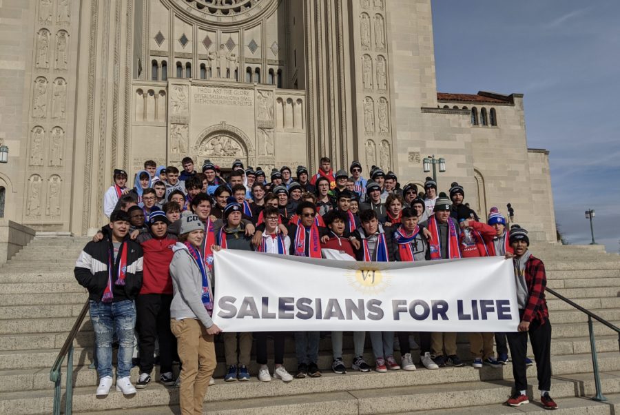 Joined arm in arm with two other Salesian schools from across the nation, it’s no mystery that these students stand up for life and the gift of living.